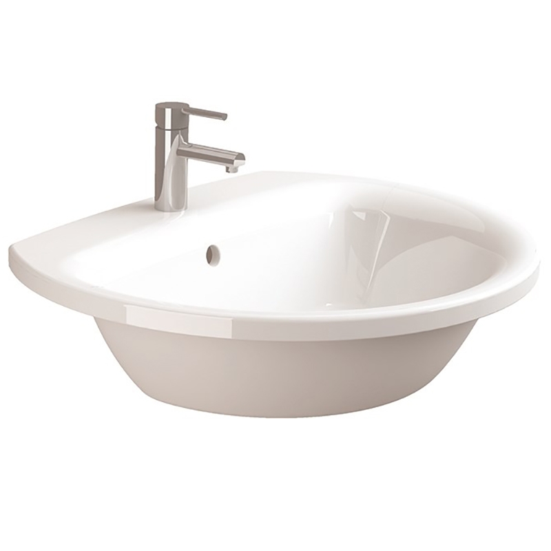 Раковина Sanitana Kapa/Pop Art 58 S10078016400000 Белая от магазина ЛесКонПром.ру