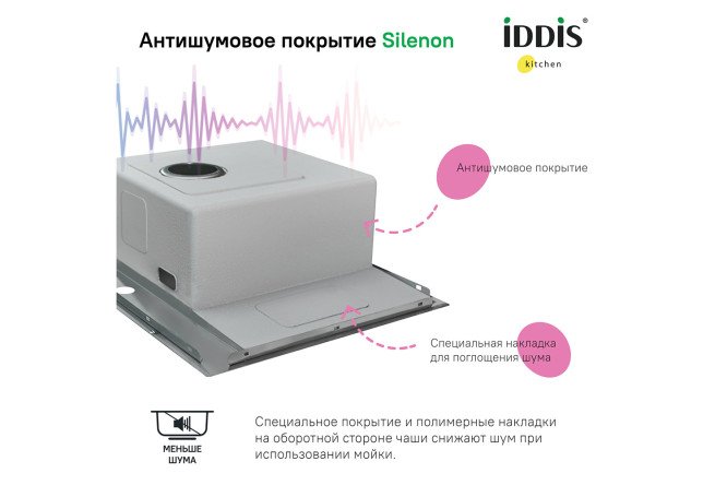 Мойка врезная IDDIS Haze 80550596 от магазина ЛесКонПром.ру