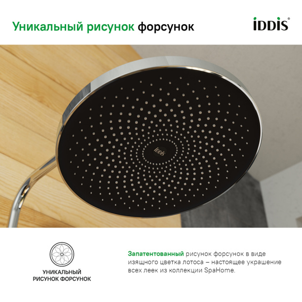 Верхний душ LEMARK 30х30 см хром от магазина ЛесКонПром.ру