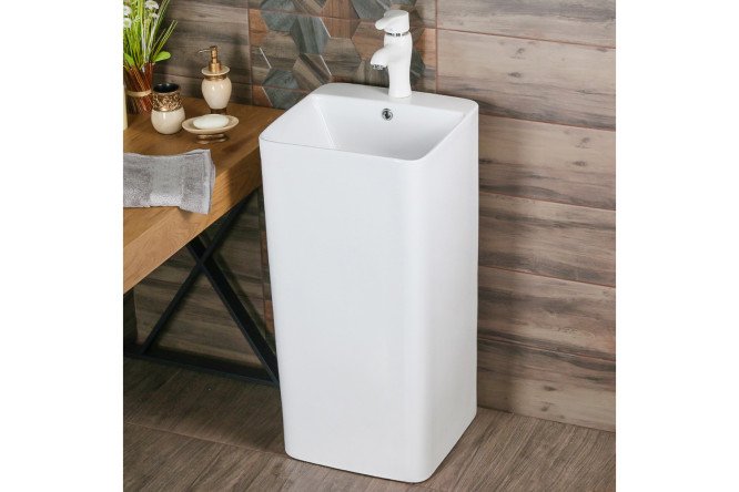 Раковина напольная MELANA MLN-B125 80536357 от магазина ЛесКонПром.ру