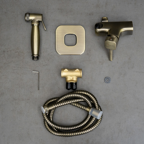 Гигиенический душ LEMARK Solo встраиваемый бронза от магазина ЛесКонПром.ру