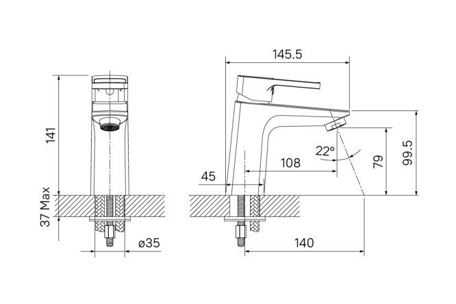 Смеситель для умывальника IDDIS Bild 80534117 от магазина ЛесКонПром.ру
