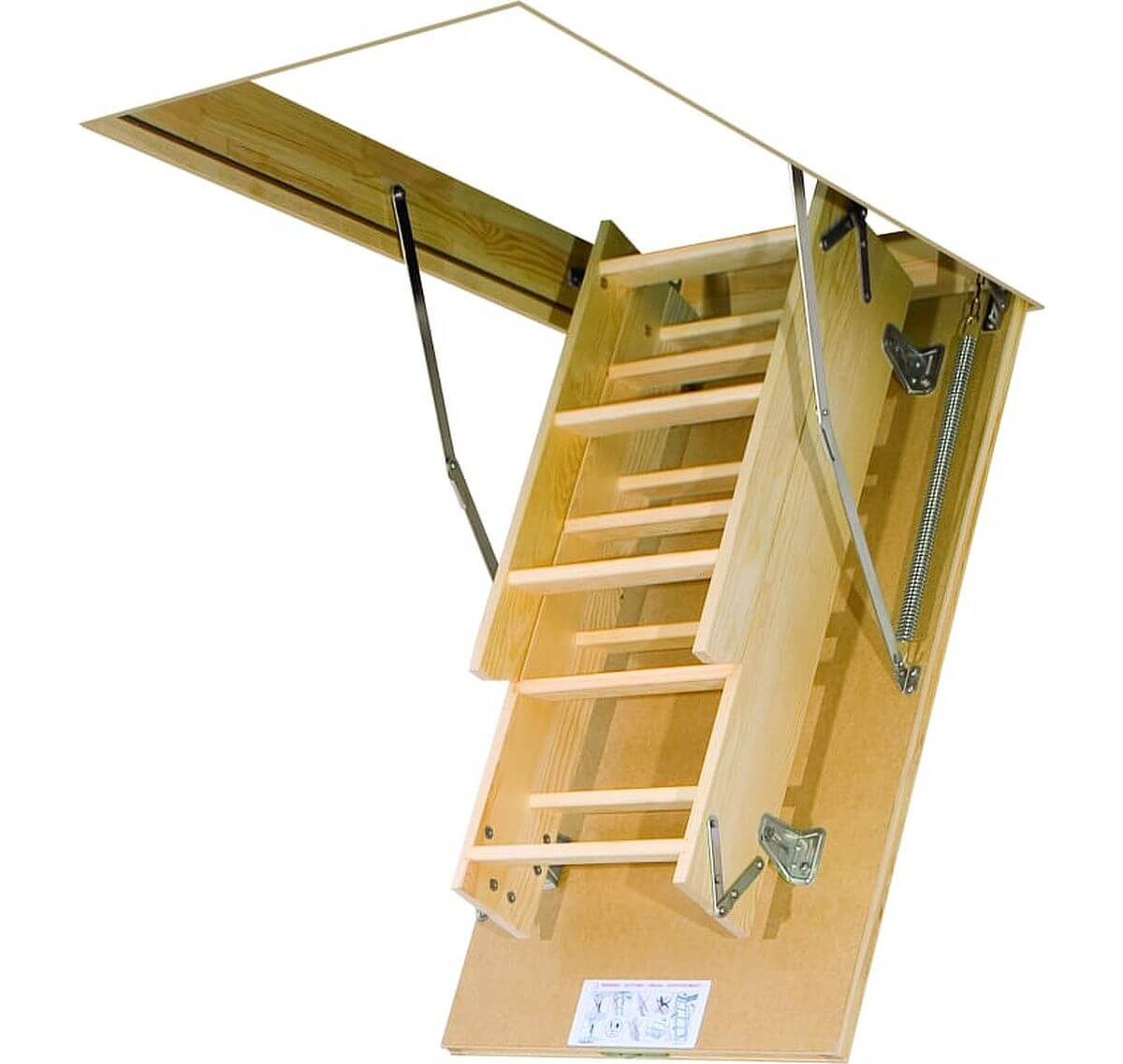 Лестница чердачная FAKRO Smart LWS 305 60х130 от магазина ЛесКонПром.ру