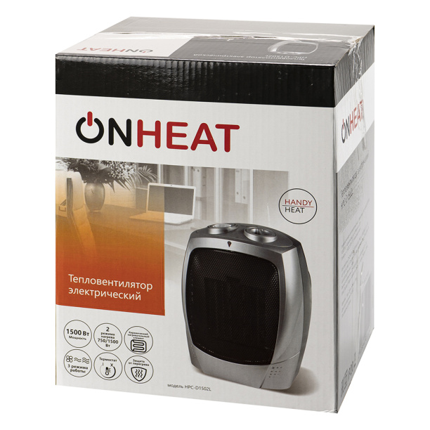 Тепловентилятор ONHEAT 1,5 кВт от магазина ЛесКонПром.ру
