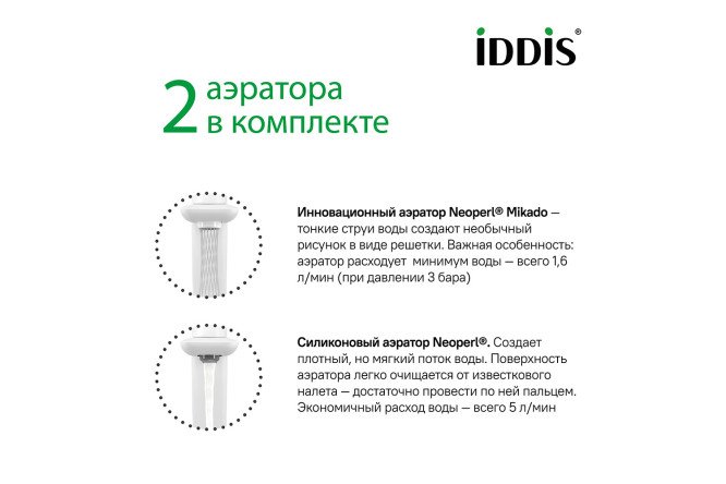 Смеситель для умывальника IDDIS Slide 80534130 от магазина ЛесКонПром.ру
