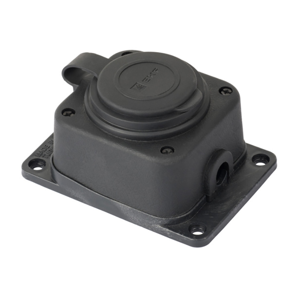 Колодка EKF настенная с заземлением каучук от магазина ЛесКонПром.ру