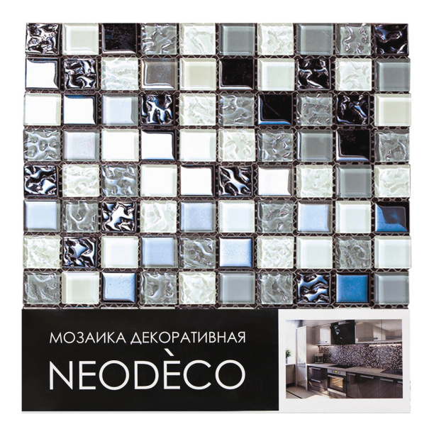 Мозаика NEODECO CH4502 стекло 30х30х0,4 см от магазина ЛесКонПром.ру