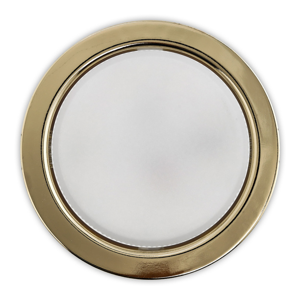 Светильник накладной IEK GX53 матовый хром от магазина ЛесКонПром.ру