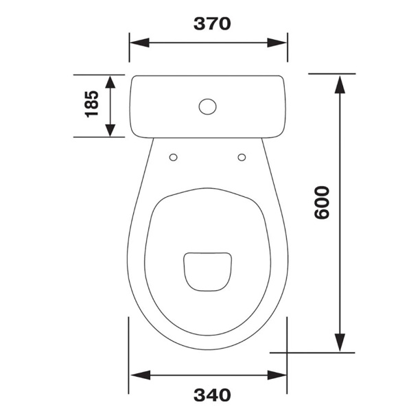 Унитаз-компакт Оскольская керамика Суперкомпакт с сиденьем от магазина ЛесКонПром.ру