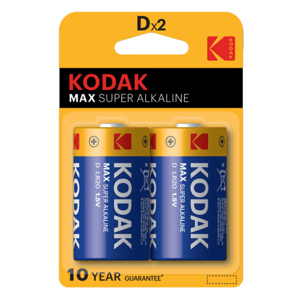 Батарейка MAX KODAK LR20(D) 2 шт от магазина ЛесКонПром.ру