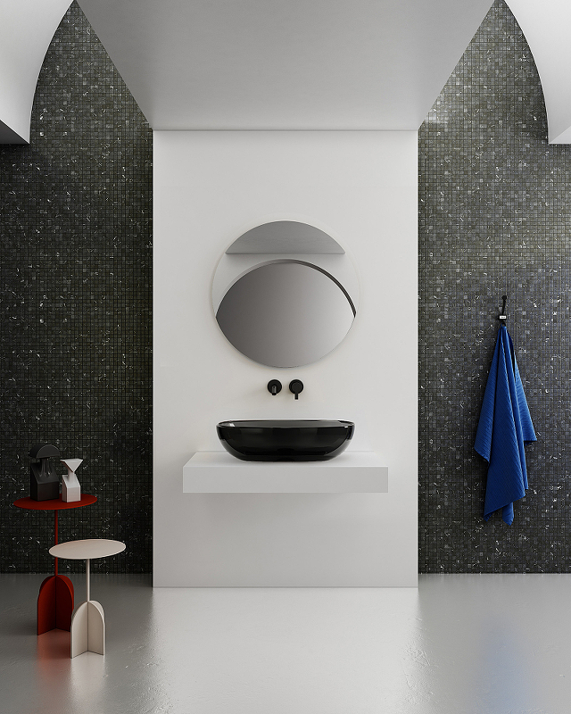 Раковина-чаша Abber Kristall 60 AT2805Onyx Черная от магазина ЛесКонПром.ру