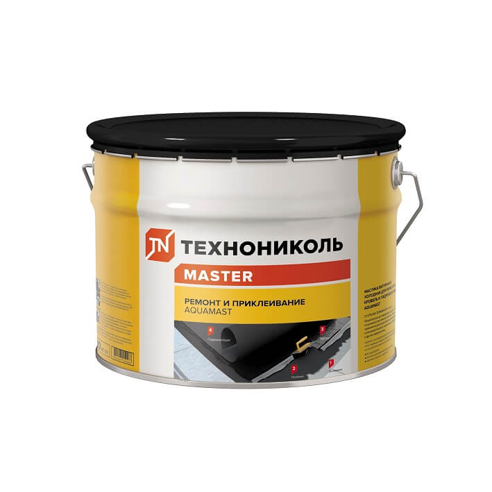 Мастика ТЕХНОНИКОЛЬ AquaMast для ремонта, 10 кг от магазина ЛесКонПром.ру