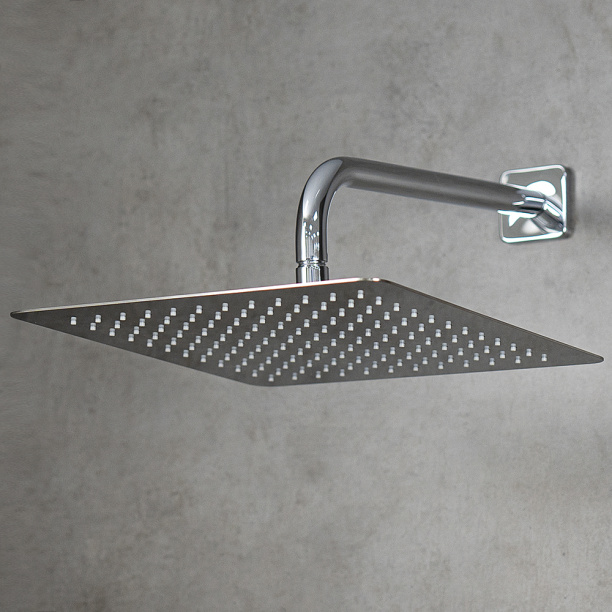 Верхний душ LEMARK 25х25 см хром от магазина ЛесКонПром.ру