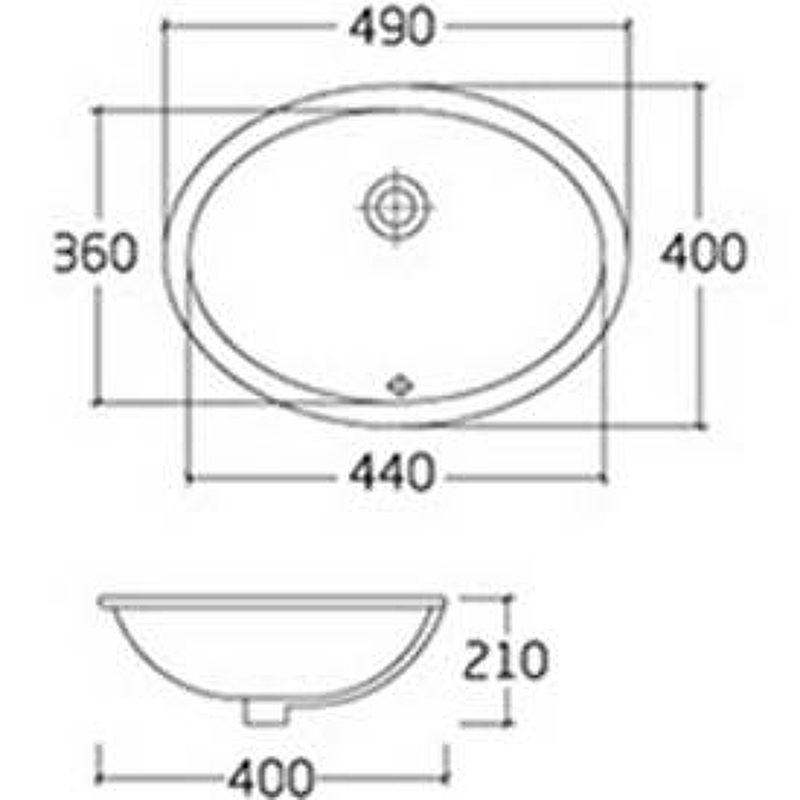 Раковина Bronze de Luxe 50 1707 Белая от магазина ЛесКонПром.ру