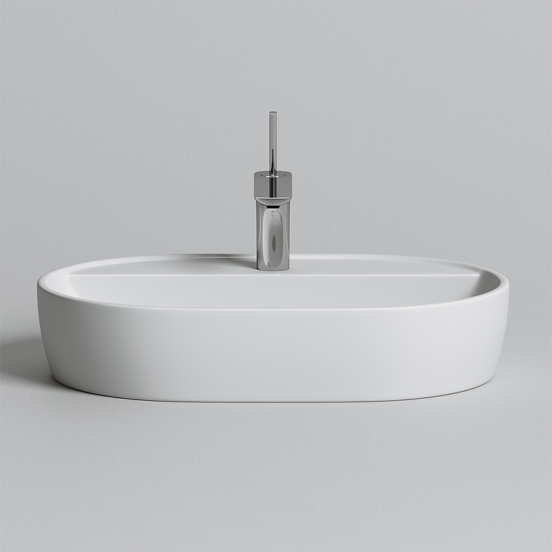 Раковина Ceramica Nova Element 60 CN6035 Белая от магазина ЛесКонПром.ру