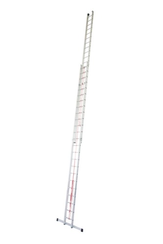 Лестница алюминиевая двухсекционная профессиональная с канатной тягой KRAUSE  STABILO 2х24 от магазина ЛесКонПром.ру