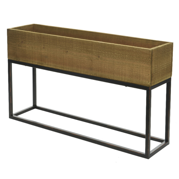 Кашпо напольное с подставкой 16х63х37 см от магазина ЛесКонПром.ру