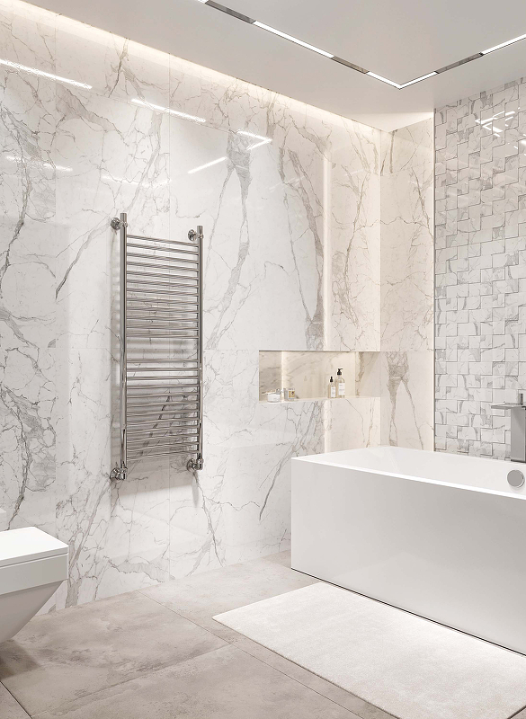 Водяной полотенцесушитель EWRIKA Медея S 120х40 Хром от магазина ЛесКонПром.ру