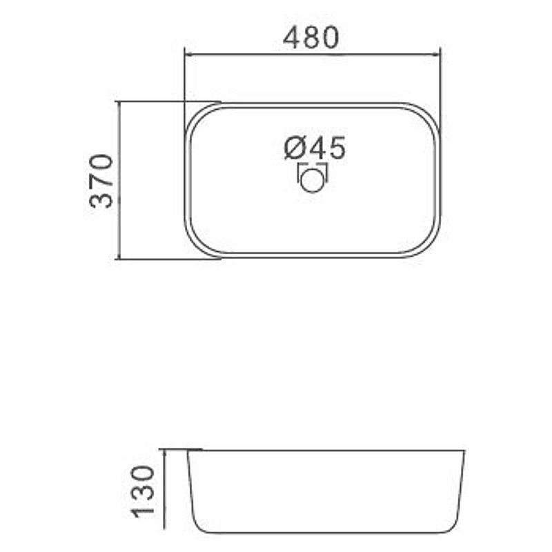 Раковина-чаша Gappo 48 GT403-8 Черная матовая от магазина ЛесКонПром.ру