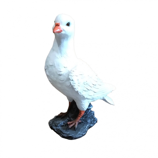 Садовая фигура Голубка 23 см от магазина ЛесКонПром.ру