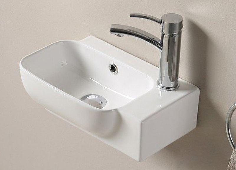 Раковина CeramaLux 40 78580L Белая глянцевая от магазина ЛесКонПром.ру