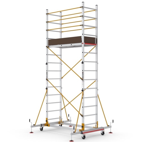 Модульная алюминиевая 2Х7 вышка-тура CAGSAN (арт.SM460) от магазина ЛесКонПром.ру