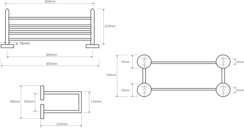 Полка Bemeta Omega 104205102 от магазина ЛесКонПром.ру