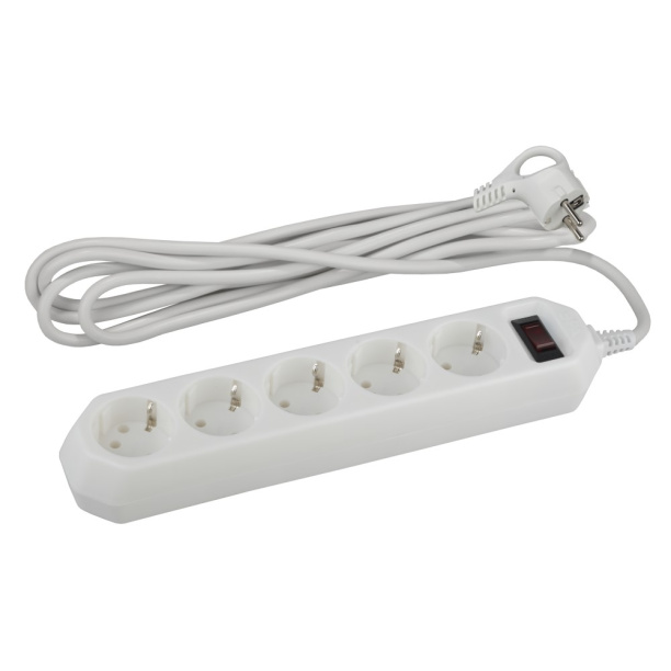 Фильтр сетевой ЭРА USF 5 гнезд 3 м от магазина ЛесКонПром.ру