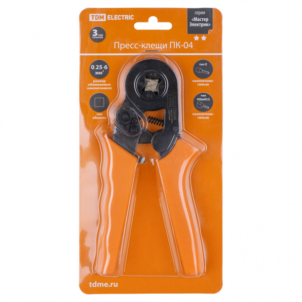 Пресс-клещи TDM ЕLECTRIC ПК-04 от магазина ЛесКонПром.ру