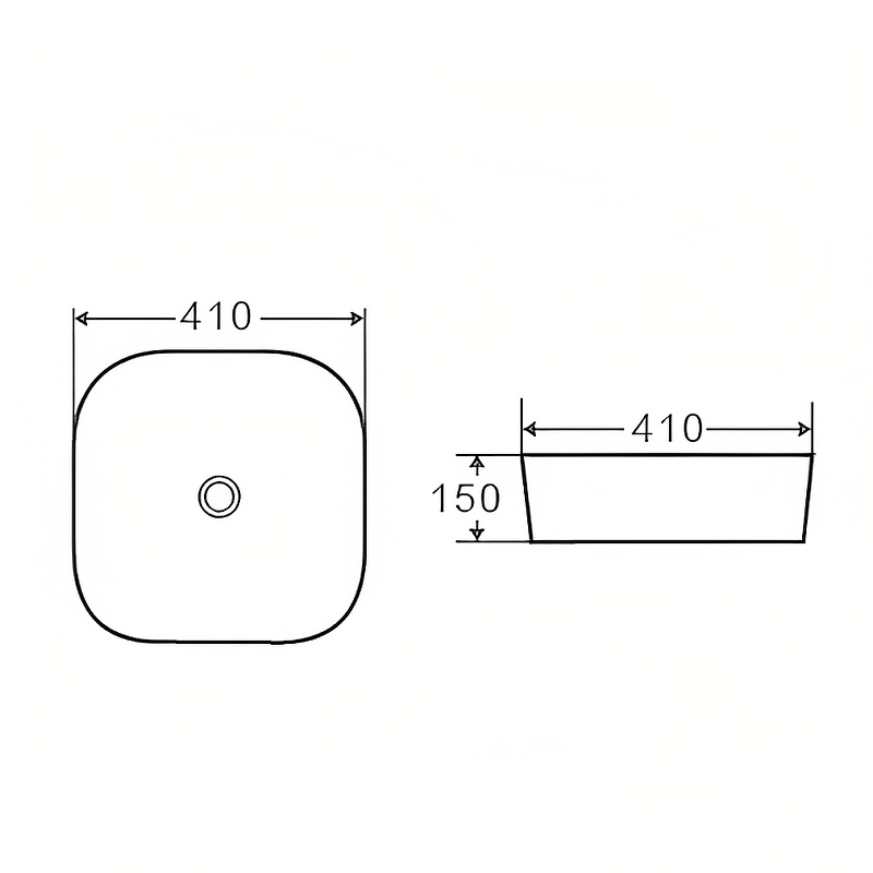 Раковина-чаша D&K Venice 41 DT1020616 Белая от магазина ЛесКонПром.ру