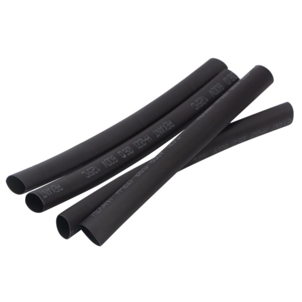 Термоусадочная трубка REXANT Набор №2 260 шт черный от магазина ЛесКонПром.ру
