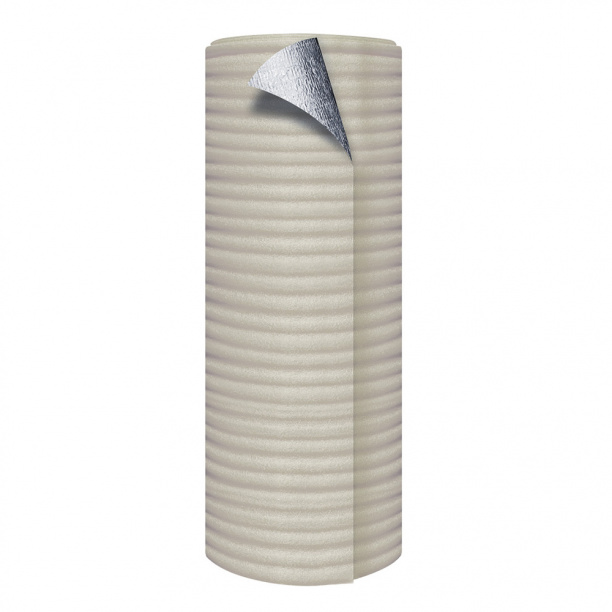 Изоляция отражающая самоклеящаяся фольга 3 мм 1х10 м от магазина ЛесКонПром.ру