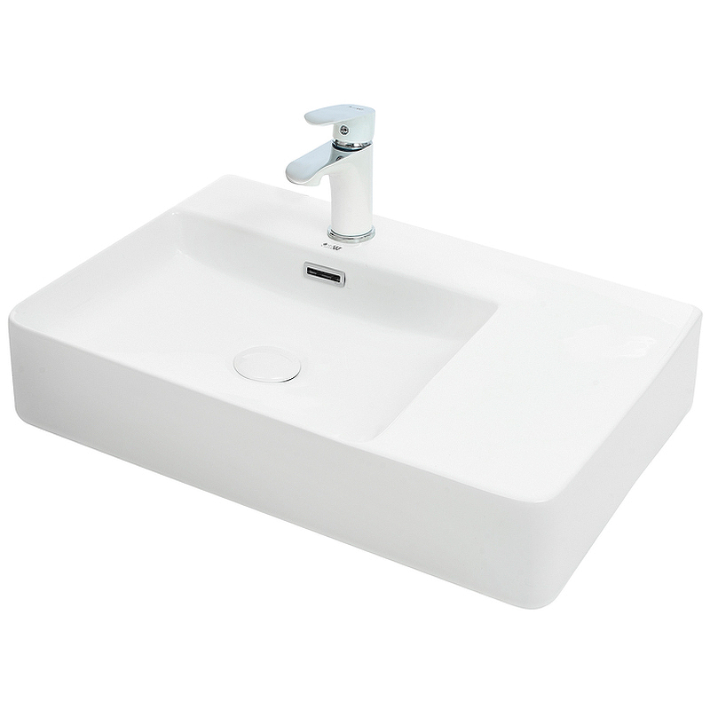 Раковина WeltWasser Elbach 2223 L 60 10000004573 Белый глянец от магазина ЛесКонПром.ру