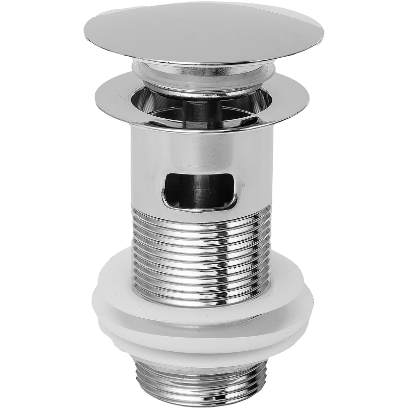 Донный клапан WellWant WWS01110M click-clack Хром от магазина ЛесКонПром.ру