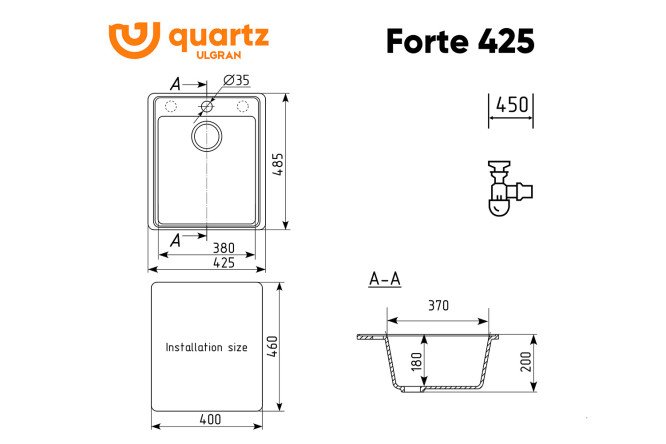 Мойка Forte 80531938 от магазина ЛесКонПром.ру