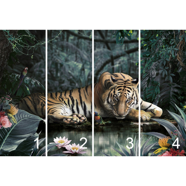 Фотообои флизелиновые Tiger 400х270 см от магазина ЛесКонПром.ру