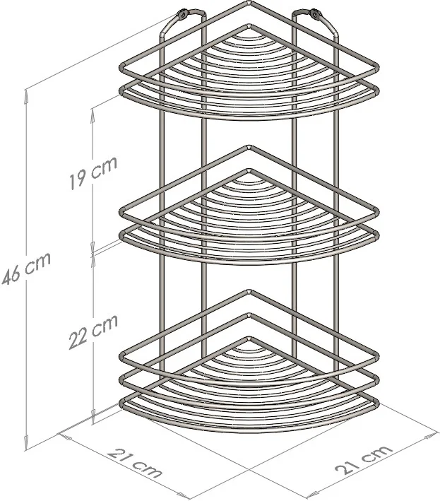 Полка Tekno-tel BK023SSS от магазина ЛесКонПром.ру
