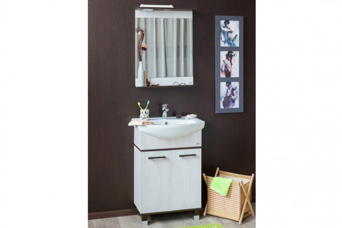 Зеркало с полкой Sanflor Толедо 80353229 от магазина ЛесКонПром.ру