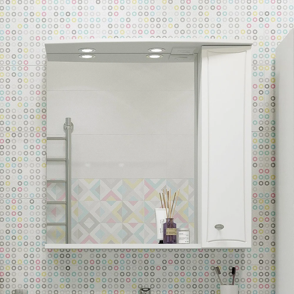 Зеркало DIWO Кострома R, 75 от магазина ЛесКонПром.ру