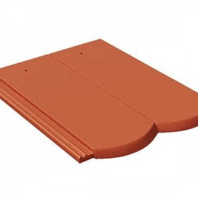 Рядная черепица Braas (Венгрия) Ревива Красный от магазина ЛесКонПром.ру