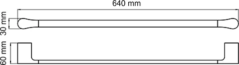 Полотенцедержатель Wasserkraft Wiese К-8930 от магазина ЛесКонПром.ру