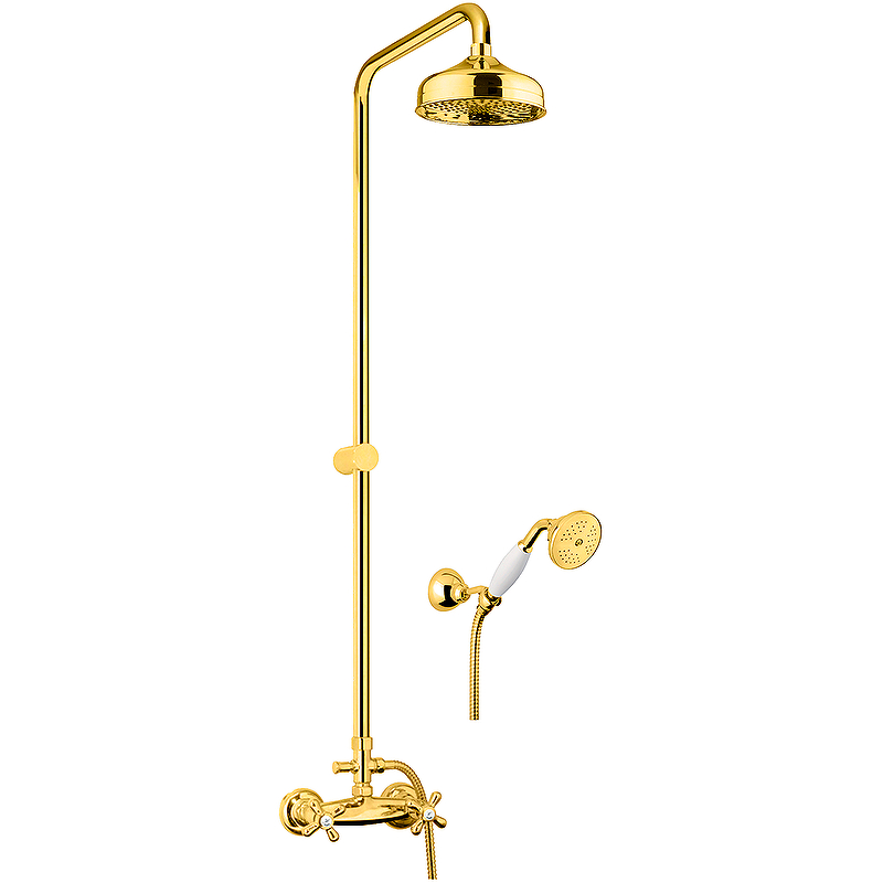 Душевая система Webert Armony AM760405010 Золото от магазина ЛесКонПром.ру