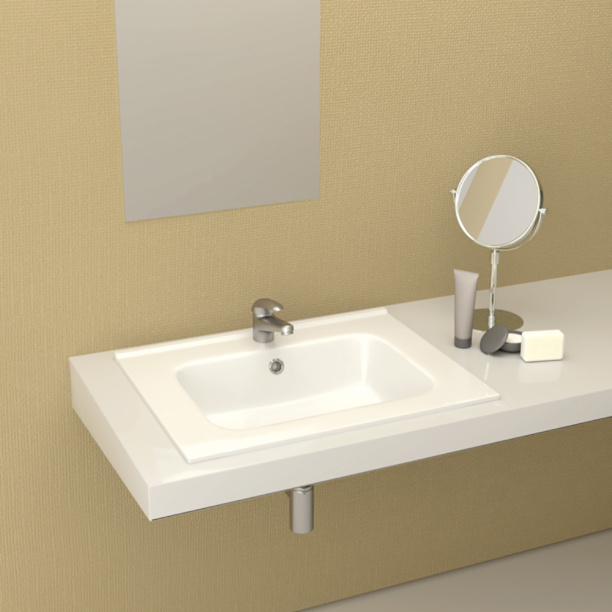 Раковина КЕРАМИН Женева 60,5 см от магазина ЛесКонПром.ру