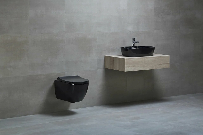 Раковина-чаша beWash Bogen 60 88601006 Черный глянец от магазина ЛесКонПром.ру