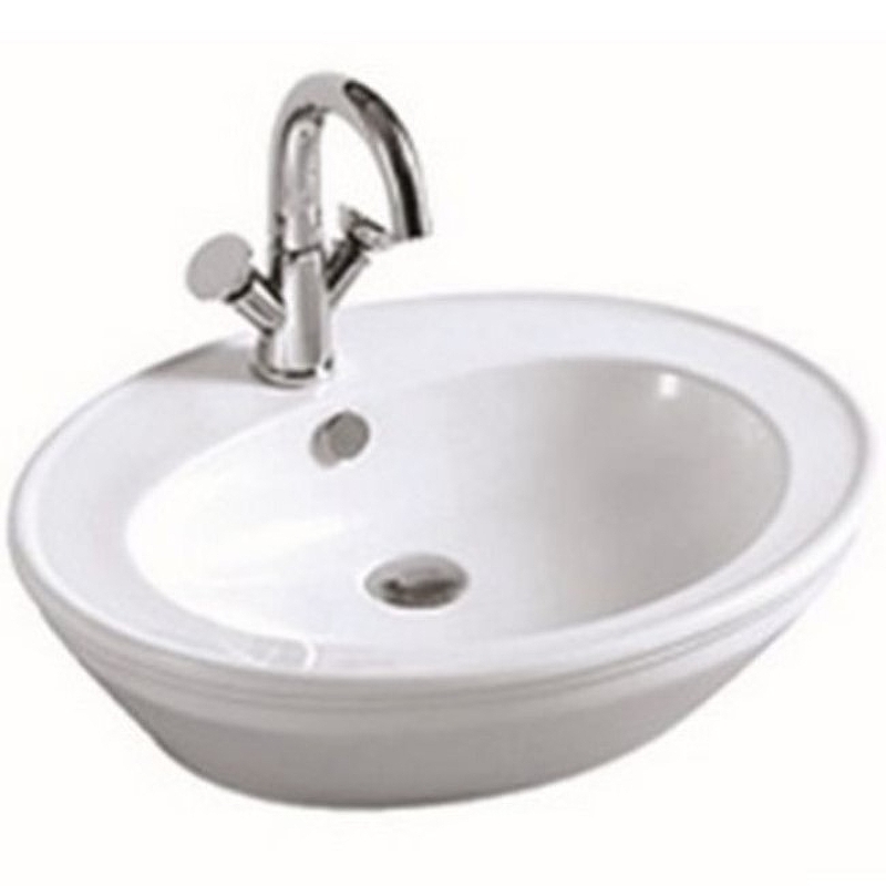 Раковина-чаша CeramaLux Lux Classic 60 3573 Белая Хром от магазина ЛесКонПром.ру