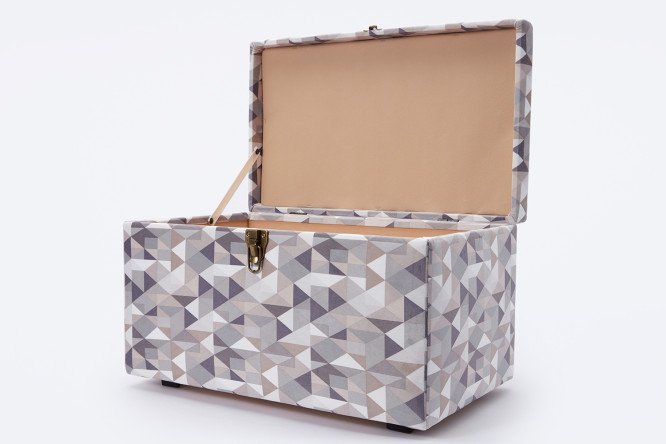 Сундук Геометрия 60x39x36 см 80514768 от магазина ЛесКонПром.ру