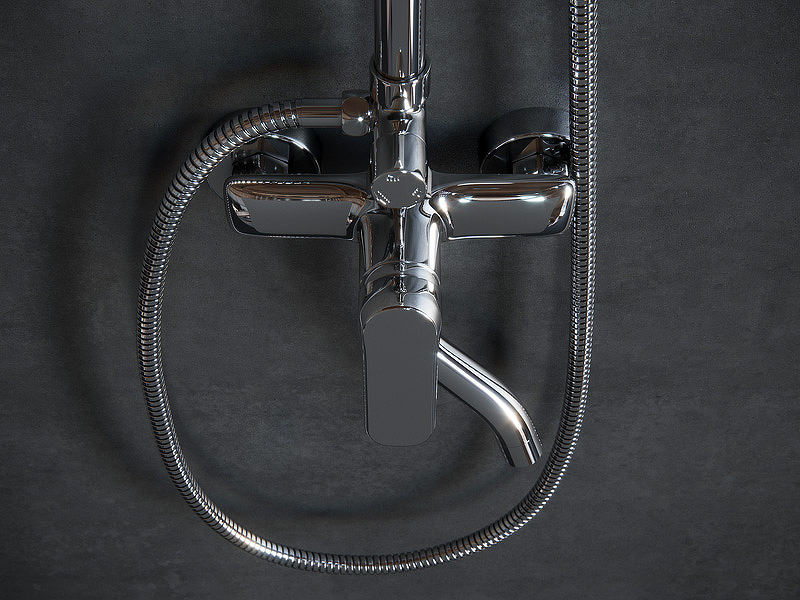 Душевая система Laguraty 17060A Хром от магазина ЛесКонПром.ру