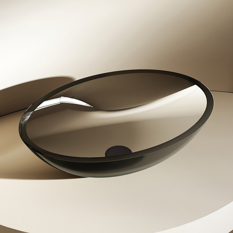 Раковина-чаша Abber Kristall 50 AT2802Onyx Черная от магазина ЛесКонПром.ру