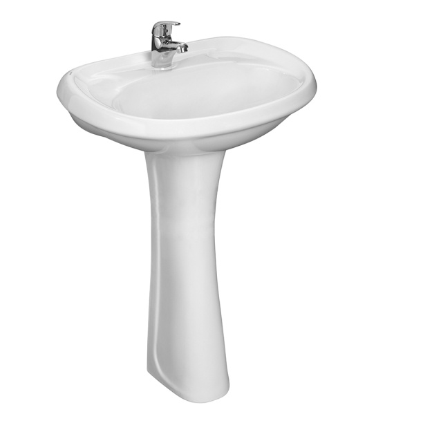 Раковина с пьедесталом Santeri Воротынский 57 см от магазина ЛесКонПром.ру