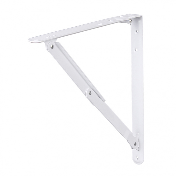 Кронштейн складной белый 200х200 мм от магазина ЛесКонПром.ру